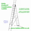 Hailo ProfiLOT Combi Ladder - 3x12R not for stairs