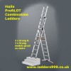 Hailo ProfiLOT Combi Ladder - 6R & 9R on stairs