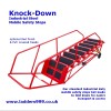 Knock-Down Mobile Steps - optional red & PVC covered treads