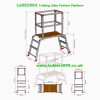 LoDeck92 Folding Alloy Podium Platform Dimensions