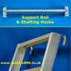 Shafting Hooks and Optional Support Rail