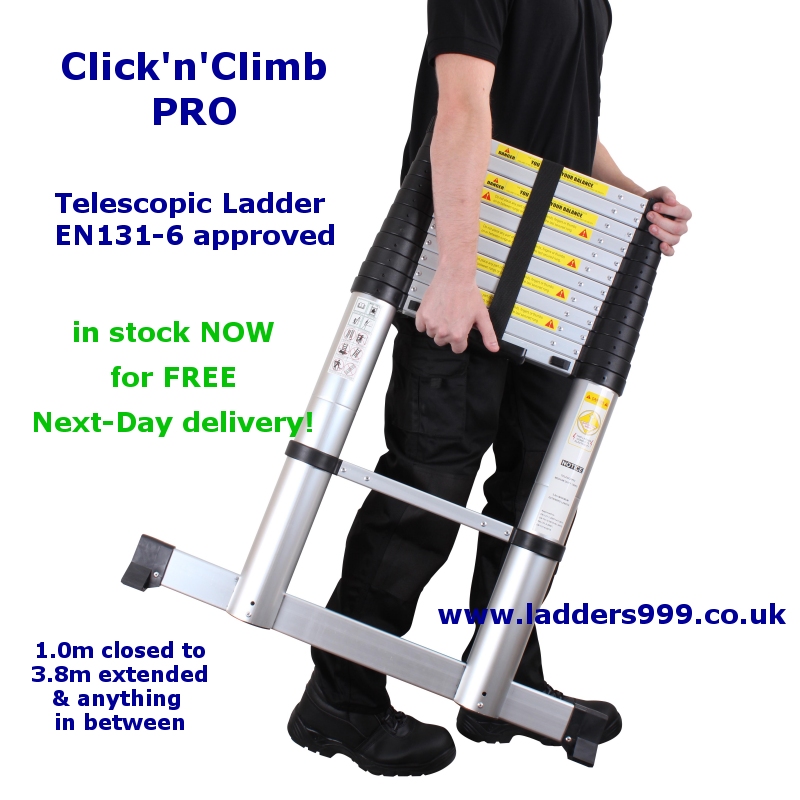 Zarges Telescopic Ladder 2.9m - Ladders & Access